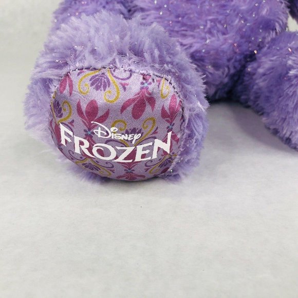 Build A Bear Frozen Princess Anna Purple Sparkle Disney Plush Toy Stuffed Animal - Picture 3 of 11